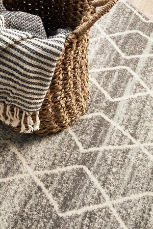 ENVI Remy Silver Transitional Round Rug