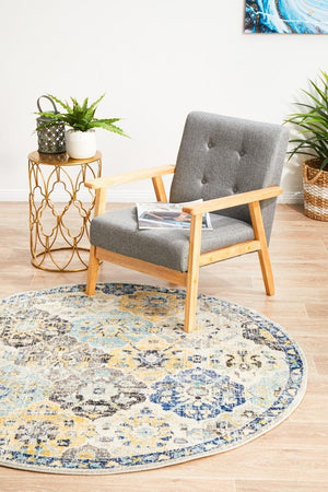 ENVI Poppy Multi Transitional Round Rug