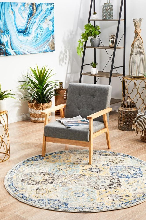 ENVI Poppy Multi Transitional Round Rug
