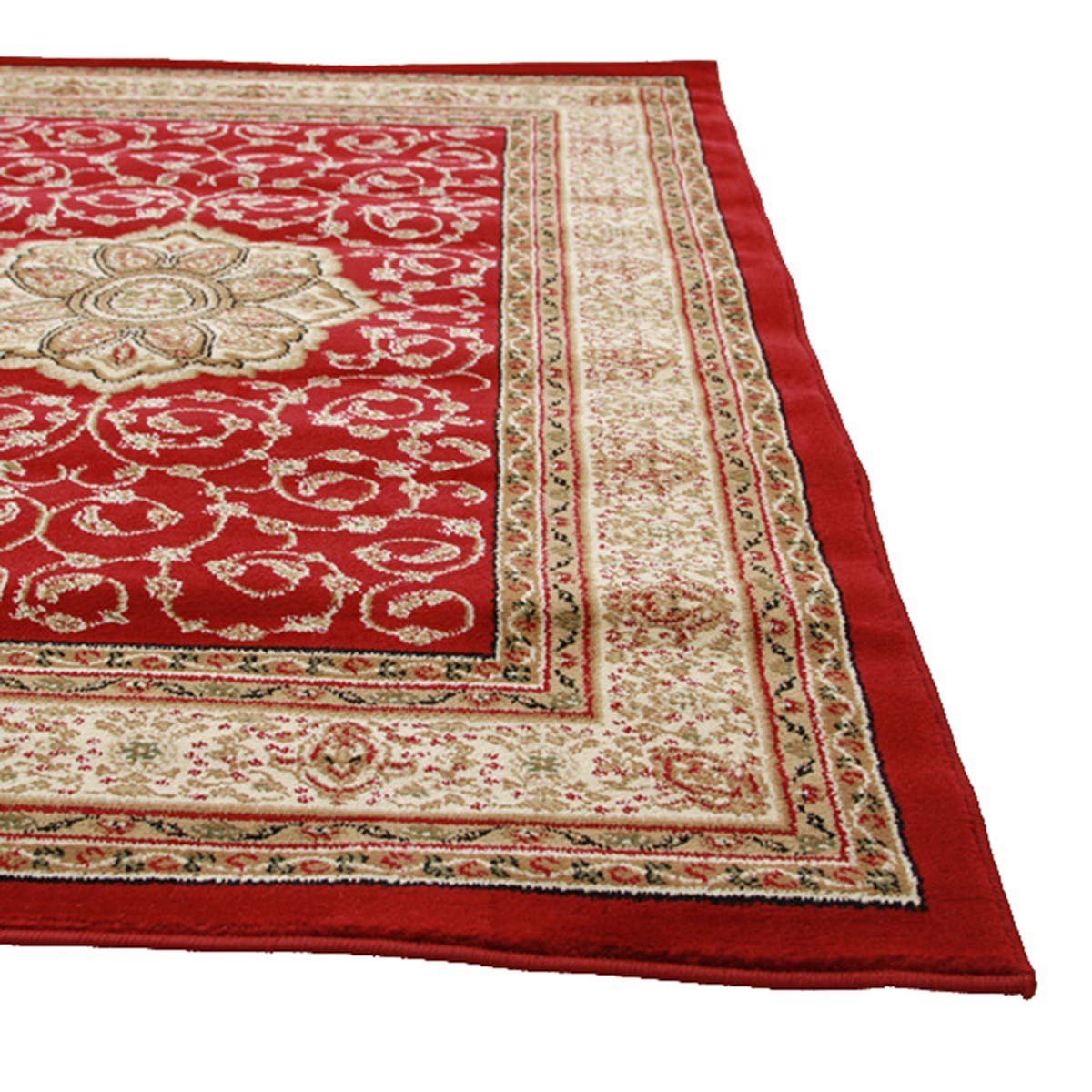 Istanbul Medallion Classic Pattern Runner Rug Red