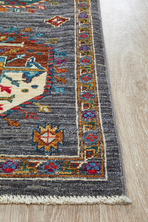 Hand Knotted Pure Wool Afghan 240X330