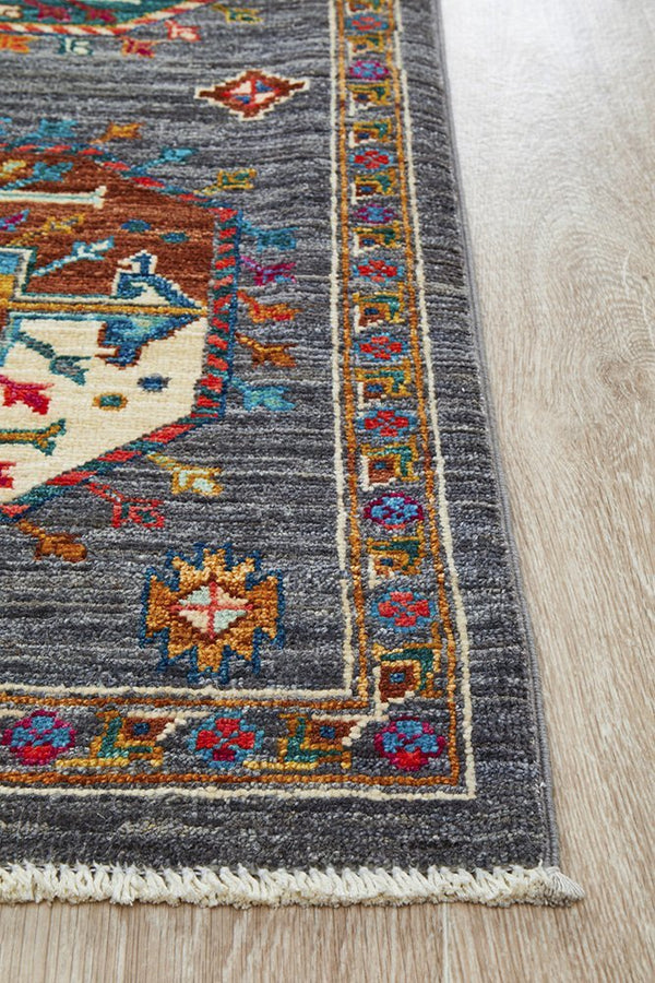 Hand Knotted Pure Wool Afghan 240X330