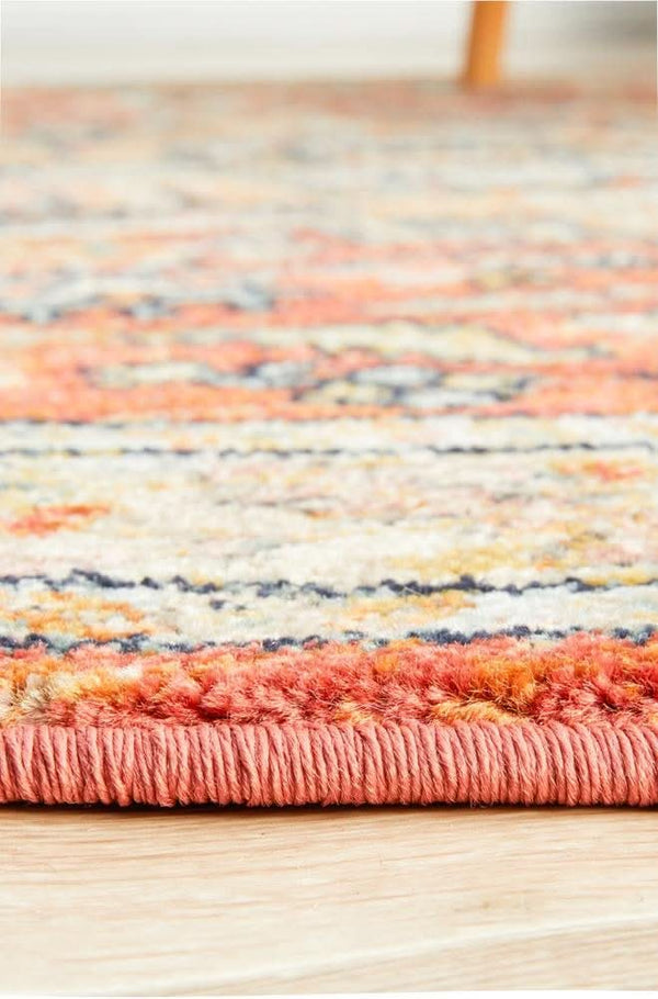 CHARM 850 Terracotta Round Rug