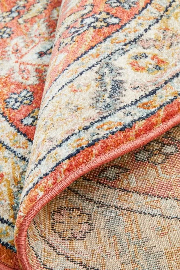 CHARM 850 Terracotta Round Rug