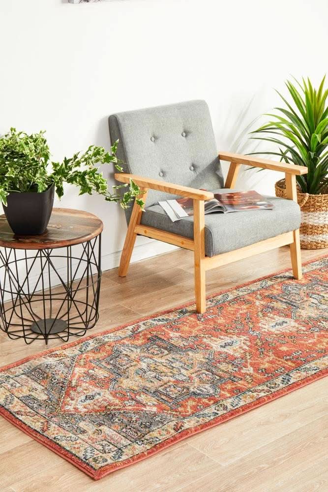 CHARM 850 Terracotta Runner Rug