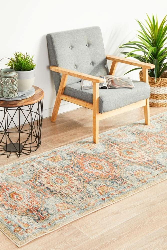 CHARM 853 Blue Runner Rug