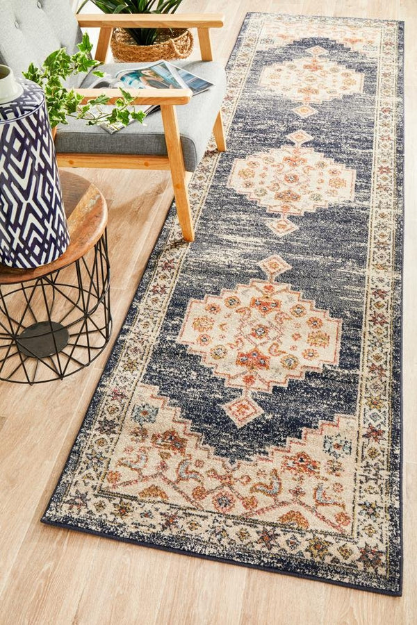 CHARM 855 Ecru Runner Rug