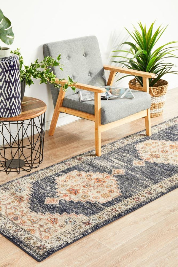 CHARM 855 Ecru Runner Rug