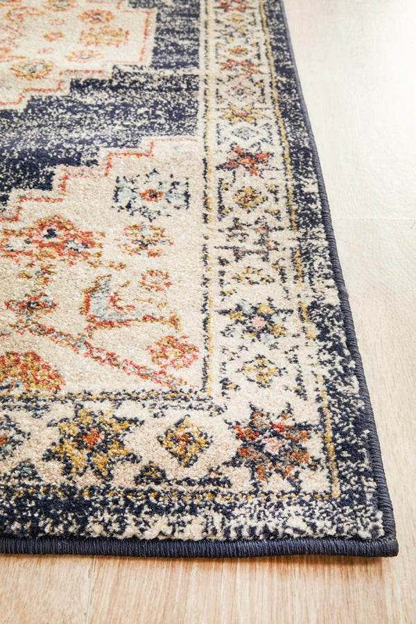 CHARM 855 Ecru Runner Rug