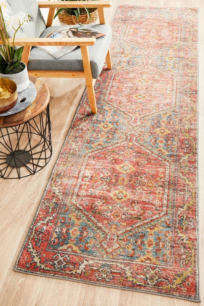 CHARM 856 Crimson Runner Rug