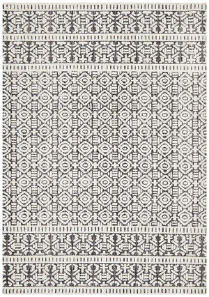 ATLANTA Adonis Ivory Black Rug
