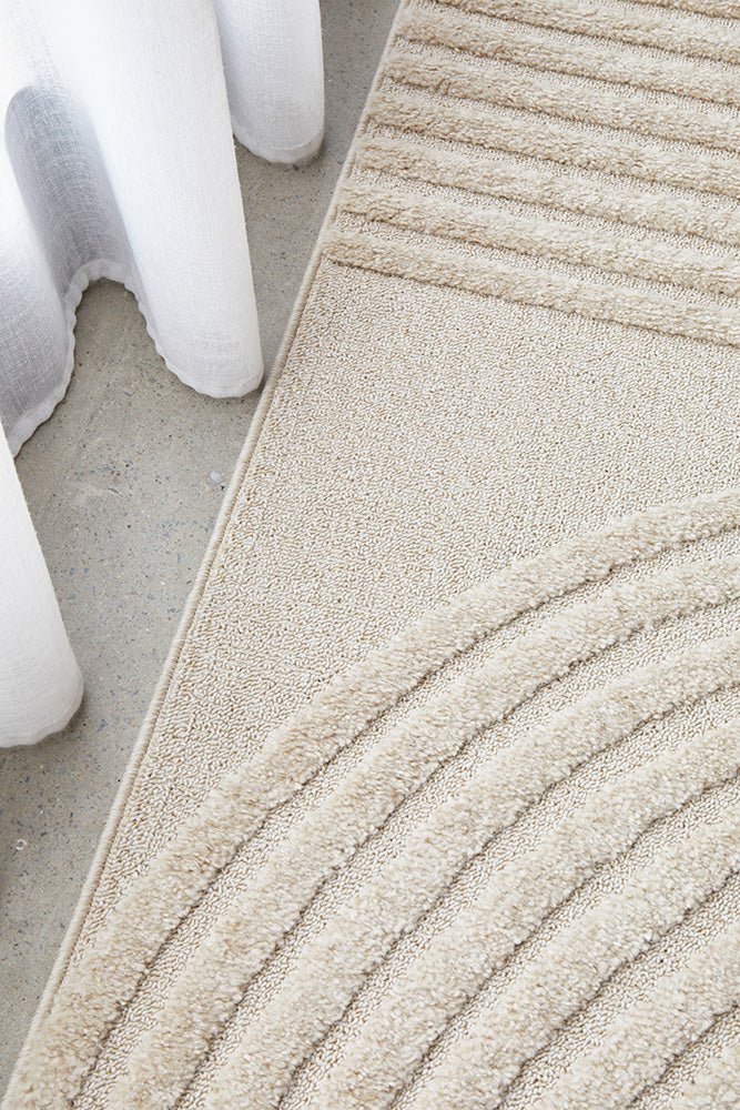 MIST Abbey Beige Runner Rug