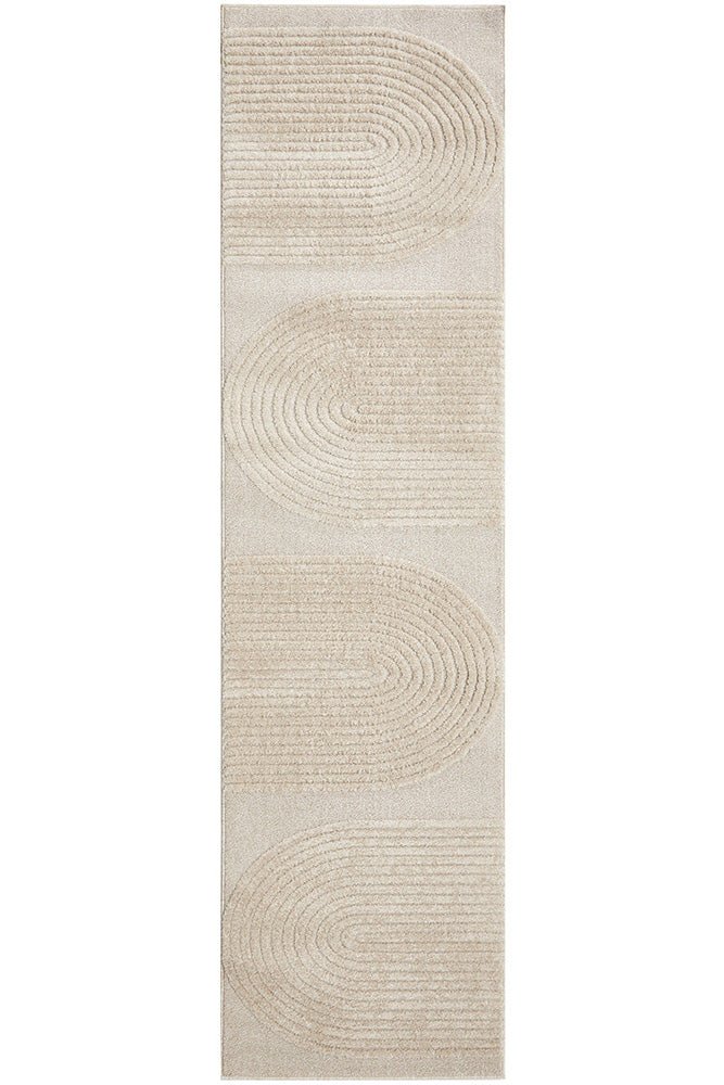 MIST Abbey Beige Runner Rug