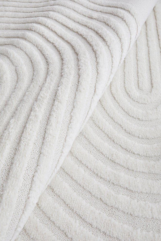 MIST Abbey White Runner Rug