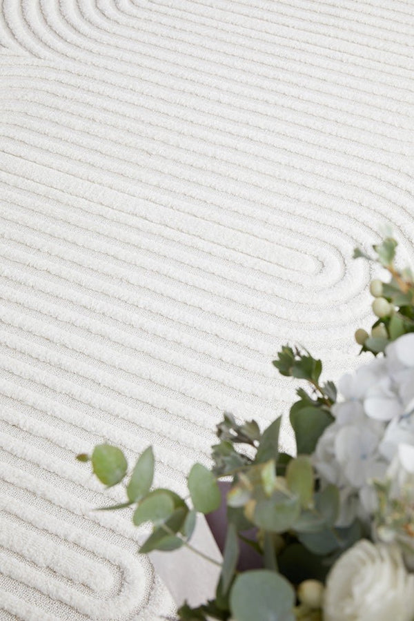MIST Carl White Runner Rug