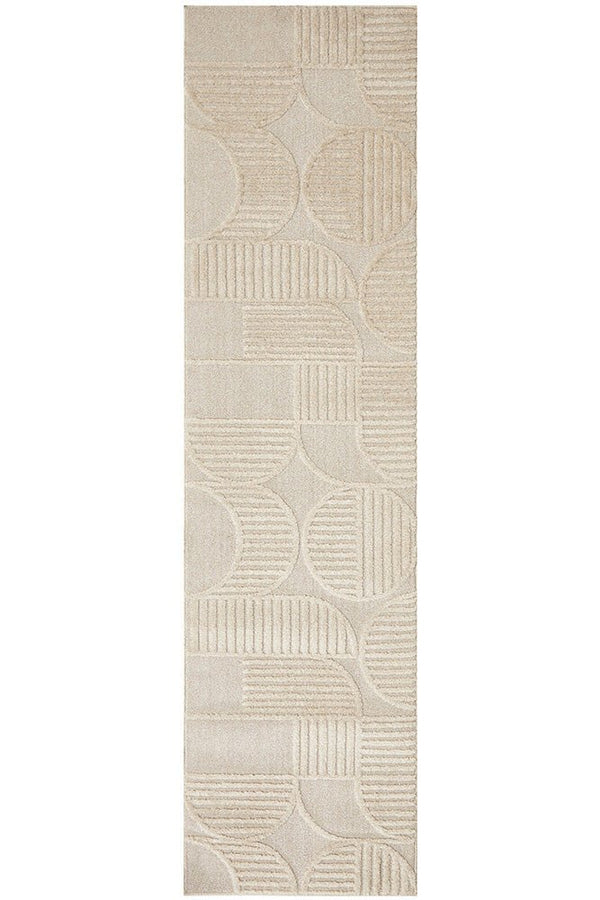 MIST Leo Beige Runner Rug