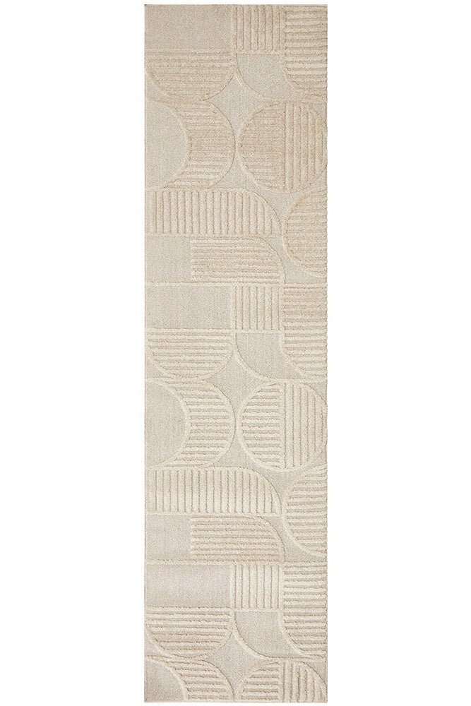 MIST Leo Beige Runner Rug