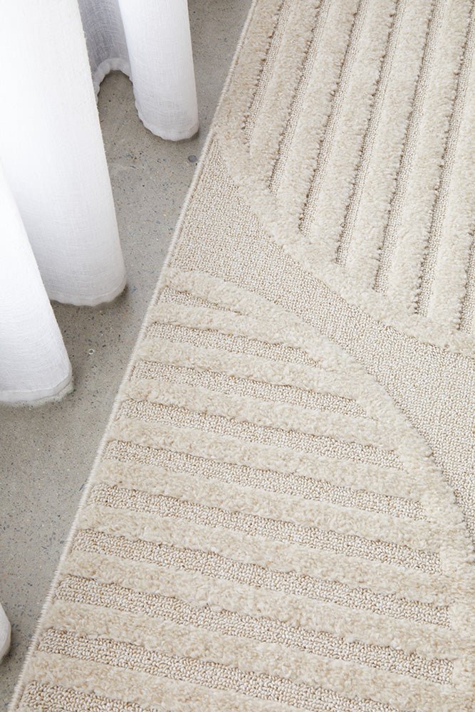 MIST Leo Beige Runner Rug