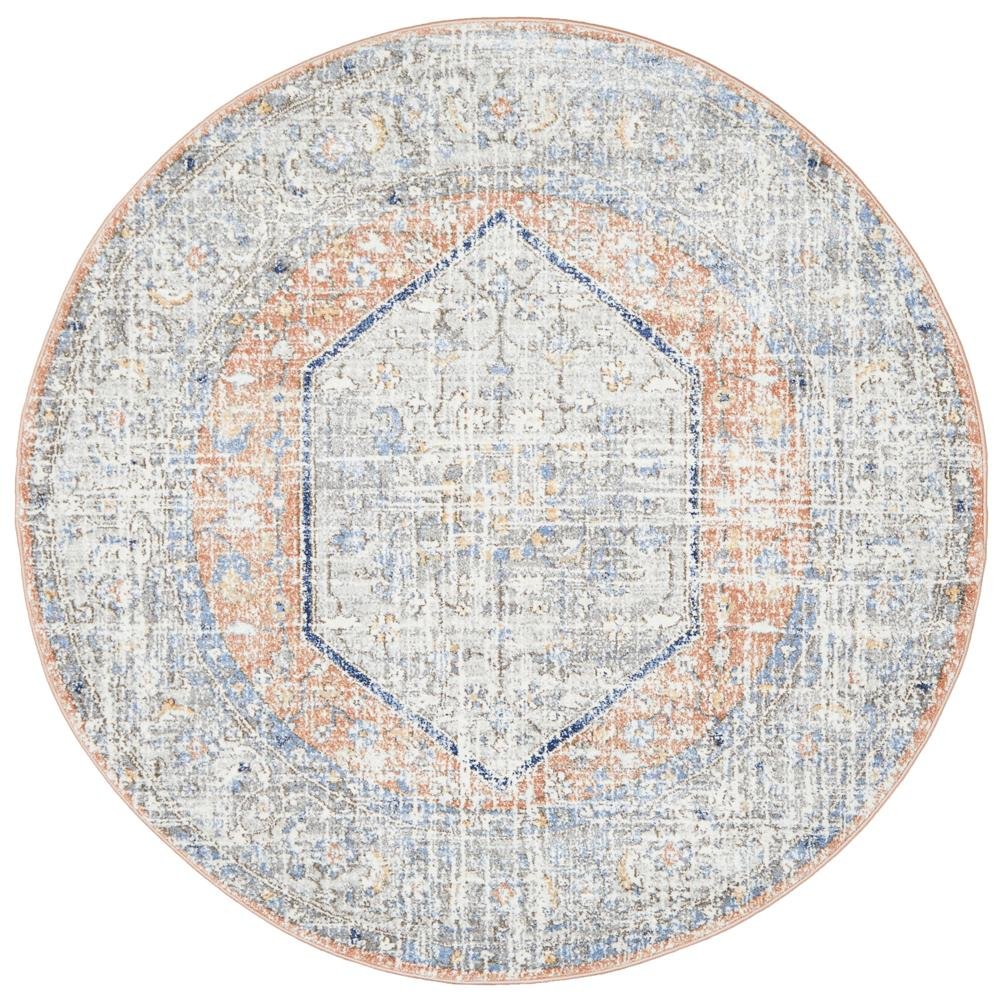 SALSA Lorissa Peach Round Rug