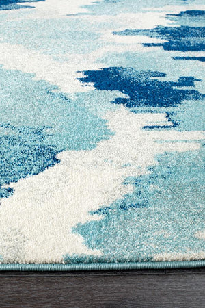 Mirage Lesley Whimsical Blue Rug