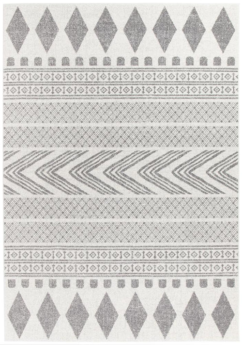 Mirage Adani  Modern Tribal Design Grey Rug