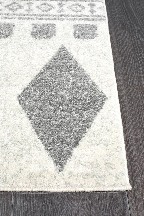 Mirage Adani  Modern Tribal Design Grey Rug