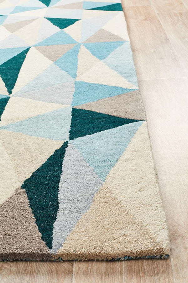 Matrix Pure Wool 901 Turquoise Rug