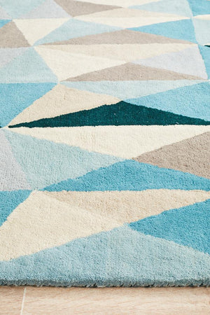 Matrix Pure Wool 901 Turquoise Rug