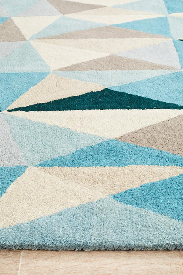 Matrix Pure Wool 901 Turquoise Rug
