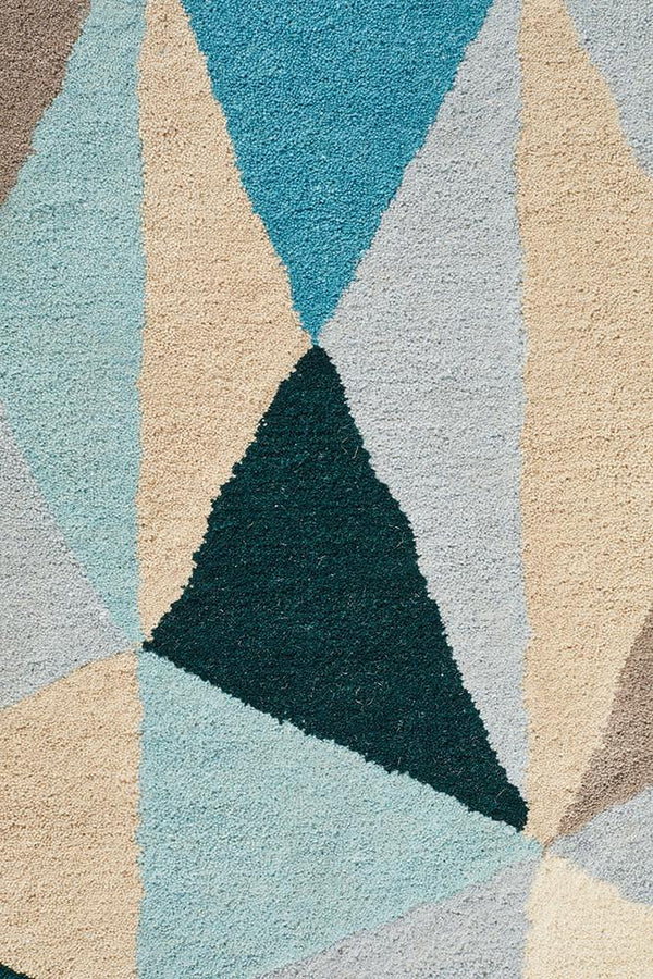 Matrix Pure Wool 901 Turquoise Rug