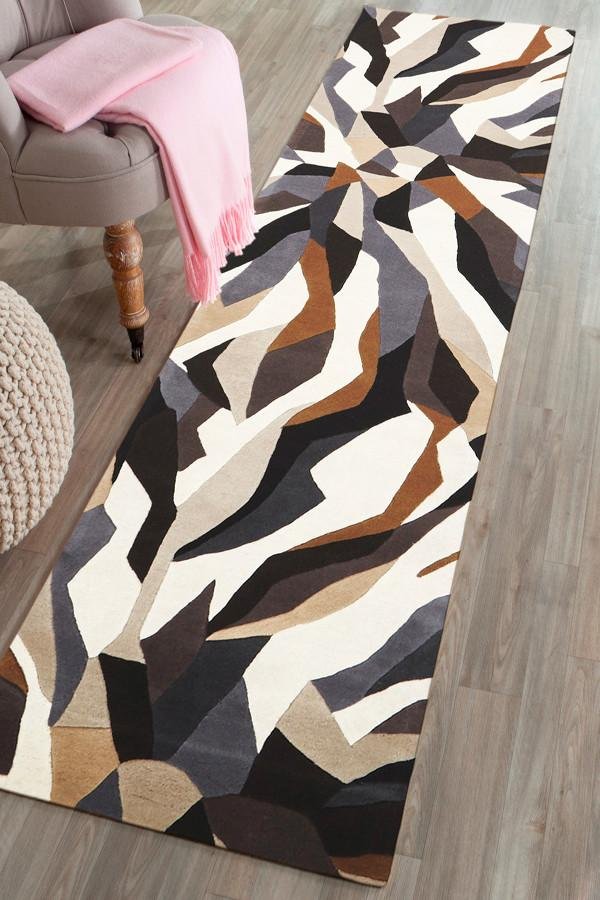 Matrix Pure Wool 903 Fossil Runner Rug