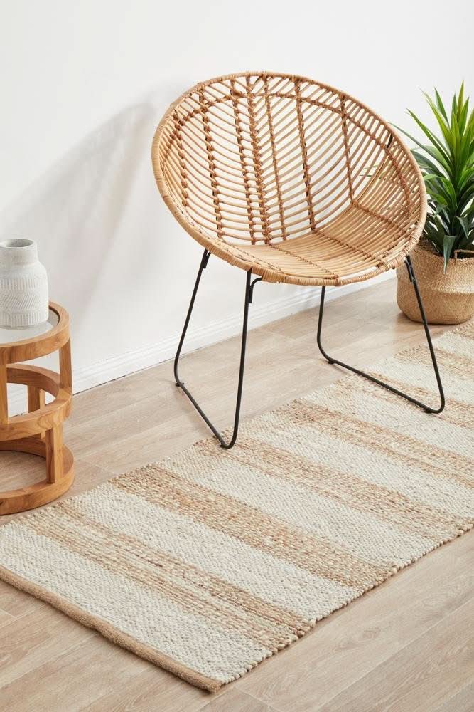 Noosa 555 Natural White Runner Rug