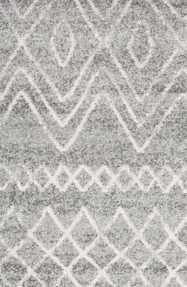 Oasis Nadia Grey Rustic Tribal Rug