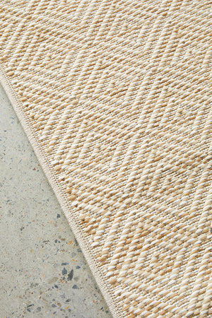 OUTSIDE ELEMENT Misty Natural Runner Rug