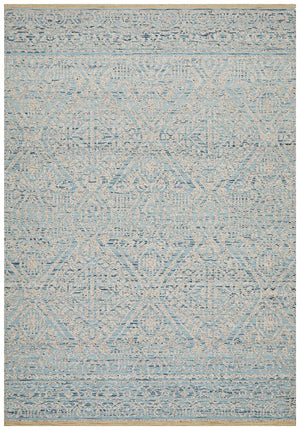 ELEGANCE Hunter Blue Grey Rug