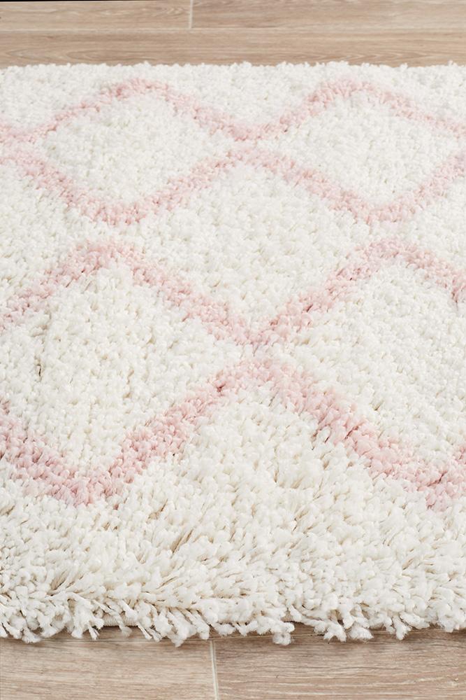 Saffron 11 Pink Runner Rug