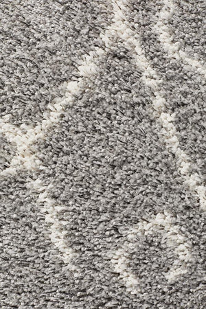 Saffron 55 Silver Runner Rug