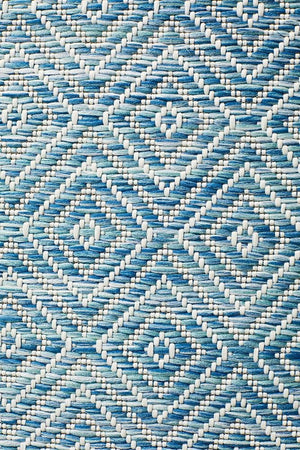 Tara Clara Diamond Rug Blue