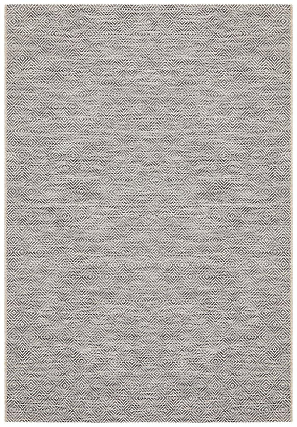 Tara Clara Diamond Rug Grey