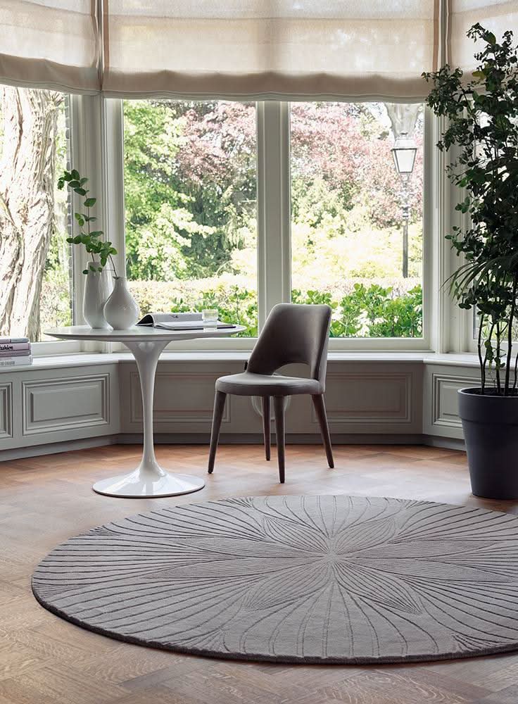 Wedgwood Folia Round Grey 38305