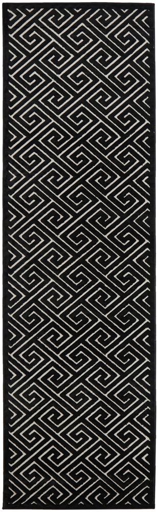 CITY Alice Black & Gold Runner Rug