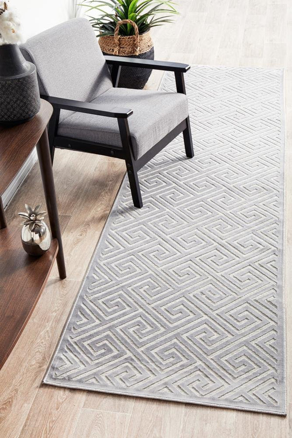 CITY Alice Silver Runner Rug