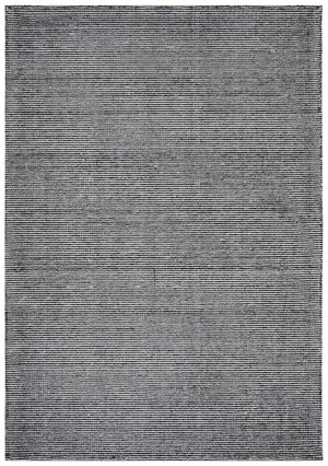 AURA Black Cotton Rayon Rug