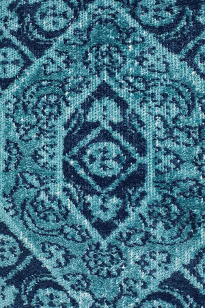 Alonzo Whisper Vision Blue Runner Rug
