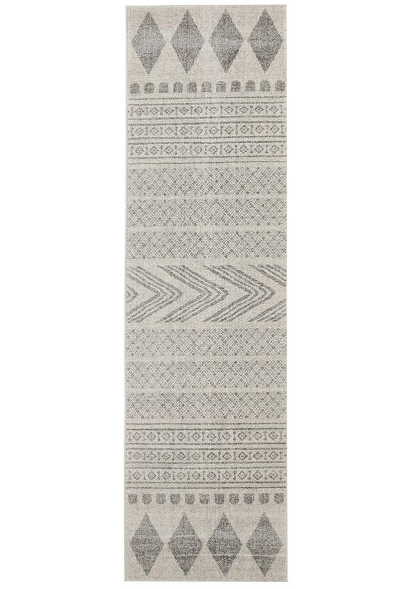 Mirage Adani  Modern Tribal Design Grey Rug