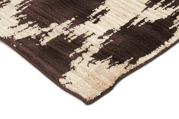 Moroccon Style  Diamond Design Chocolate Rug