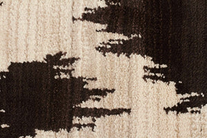 Moroccon Style  Diamond Design Chocolate Rug
