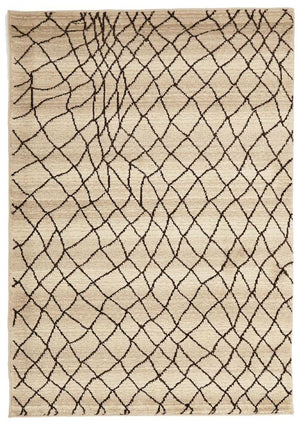 Moroccon Style  Web Design Cream Rug