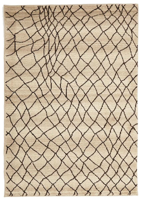 Moroccon Style  Web Design Cream Rug