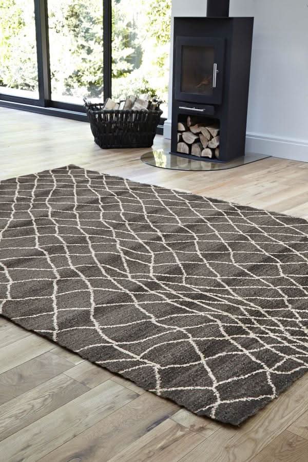 Moroccon Style  Web Design Grey Rug